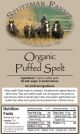 PUFFED SPELT ORGANIC Stutzman Farms 12/4oz