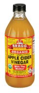 APPLE CIDER VINEGAR ORG Bragg's 12/16oz