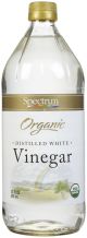 VINEGAR, WHITE DISTILLED ORGANIC Spectrum 12/32oz