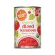 TOMATOES, DICED ORG Natural Value 12/28oz