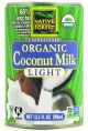 COCONUT MILK, LIGHT ORG Native Forest 12/13.5oz