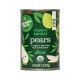PEARS SLICED ORGANIC Natural Value 12/15oz