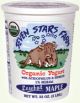 MAPLE LOW FAT YOGURT ORG BIODYNAMIC 7Stars 6/32oz