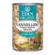 CANNELLINI BEANS ORGANIC (CANS) Eden 12/15oz