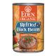REFRIED BLACK BEANS ORGANIC (CANS) Eden 12/16oz