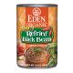 REFRIED SPICY BLACK BEANS ORG (CANS) Eden 12/16oz