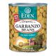 GARBANZO BEANS ORGANIC (LARGE CANS) Eden 12/29oz