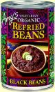 REFRIED BLACK BEANS ORGANIC Amy's 12/15.4oz