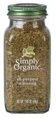 ALL-PURPOSE SEASONING ORG Simply Organic 6/2.08oz