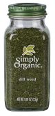 DILL WEED ORGANIC Simply Organic 6/.81oz
