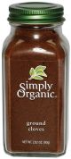 CLOVES, GROUND ORGANIC Simply Organic 6/2.82oz