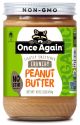 PEANUT BTR, NO STIR CRUNCHY ORG OnceAgain6/16