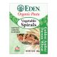 VEGGIE SPIRALS ORGANIC Eden 6/12oz