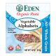 VEGETABLE ALPHABETS PASTA ORGANIC Eden 6/16oz
