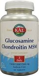 MSM GLUCOSAMINE 500mg Kal 60tablets