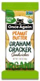 PNUT BUTTER GRAHAM CRACKER SANDWICH ORG 8/1.5 Once