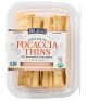 FOCACCIA THINS, GARLIC/PARMESAN ORG Delallo12/6oz