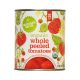 TOMATOES,WHOLE PEELED ORG Natural Value 12/28oz