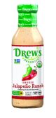 SMOKED JALAPENO RANCH DRESSING ORG. Drew's 6/12oz