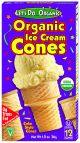 ICE CREAM CONES, CAKE ORG LetsDoOrganic 12/1.2oz
