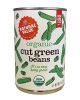 GREEN BEANS ORGANIC (CANS) Natural Value 12/14.5oz
