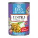 LENTILS GREEN W/ONION&BAYLF ORG (CANS) Eden 12/15o