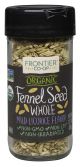 FENNEL SEED, WHOLE ORGANIC Frontier 12/1.27oz