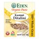 KAMUT DITALINI ORGANIC Eden  6/12oz