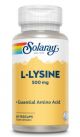 L-LYSINE, FREE FORM 500mg Solaray 60capsules